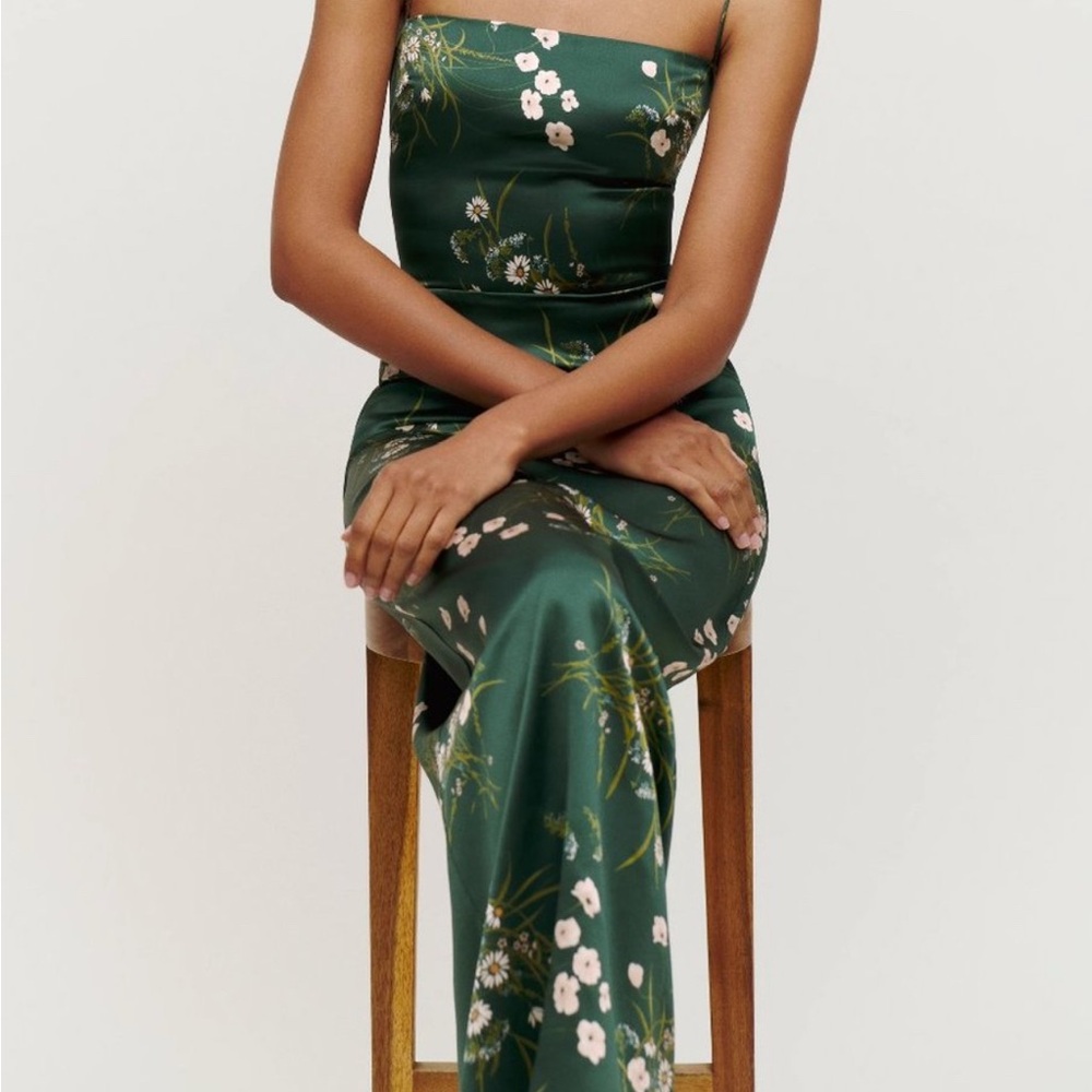Reformation Frankie Silk Maxi Dress | Buena